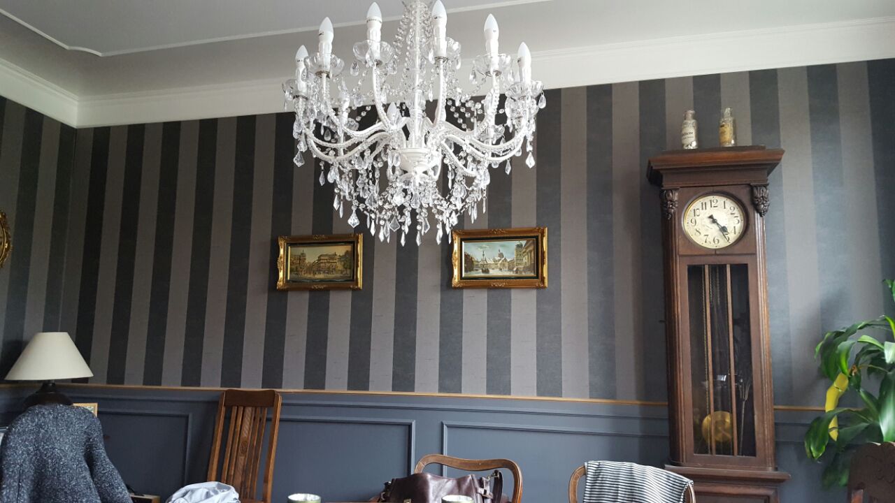 viktorianischer Stil mit Stuck- und Wandprofil